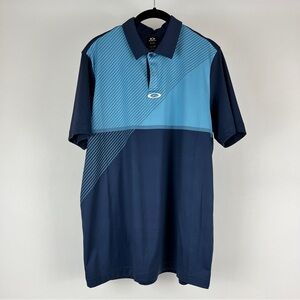 Oakley Blue Performance Polo Shirt